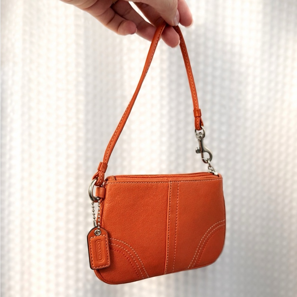 Vintage Coach Soho Leather Wristlet